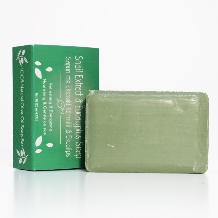 Eucalyptus & Snail extract soap (energizing & refreshing)