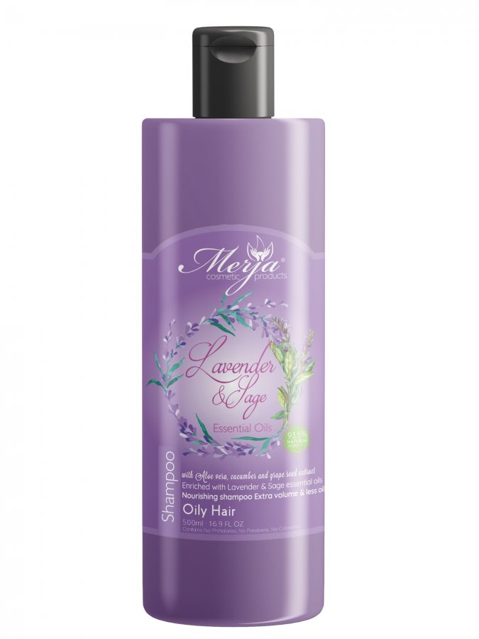 Shampoo for oily hair with Sage and Lavender