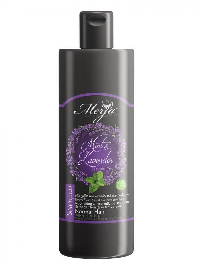 Shampoo for normal hair with Mint and Lavender