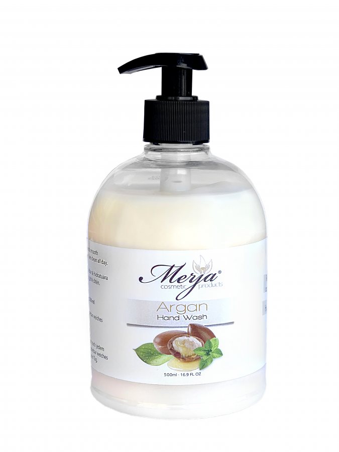 Hand wash with Argan and Mint essential oil