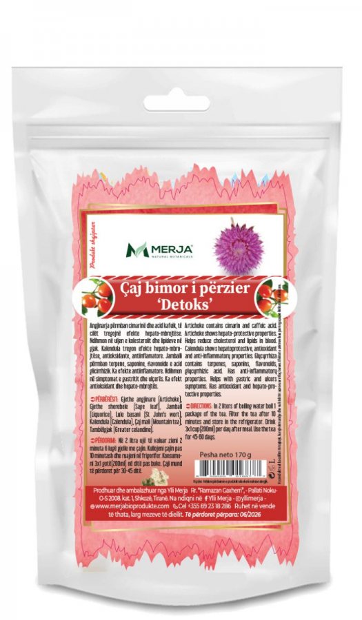 Çaj per hepatitin dhe dhjamosjen e melcise (Caj DETOKS)